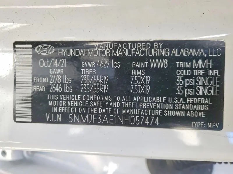 2022 HYUNDAI TUCSON SEL  