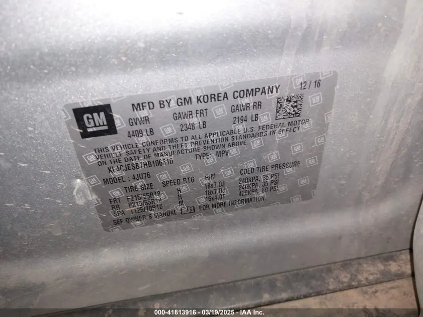 2017 BUICK ENCORE PREFERRED