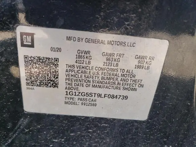 2020 CHEVROLET MALIBU RS  