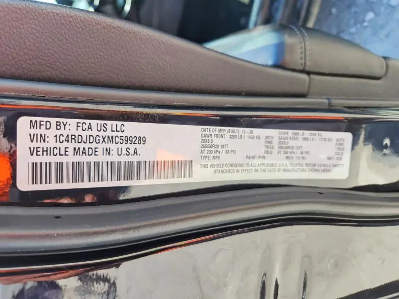 2021 DODGE DURANGO GT  