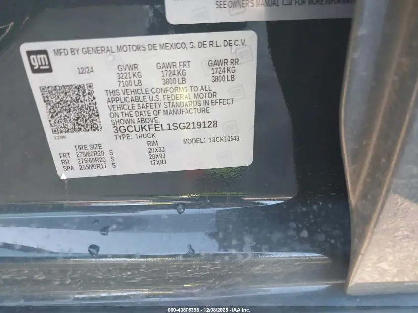 2025 CHEVROLET SILVERADO 1500  