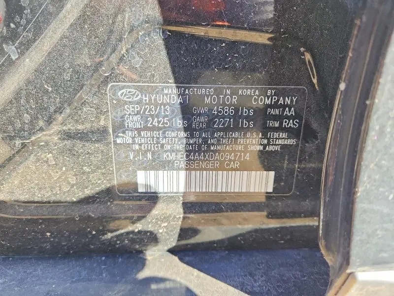 2013 HYUNDAI SONATA HYBRID  