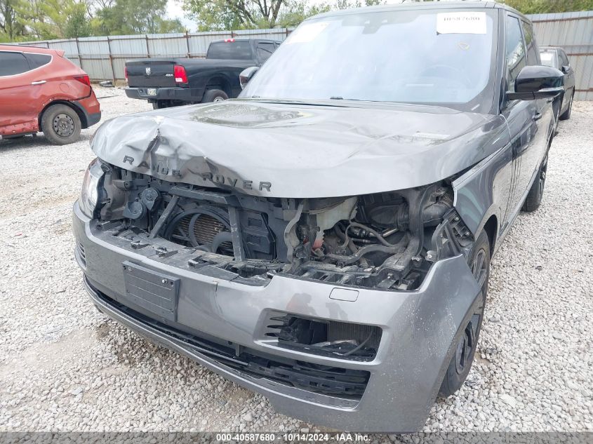 2017 LAND ROVER RANGE ROVER 5.0L V8 SUPERCHARGED