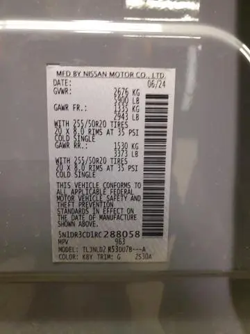 2024 NISSAN PATHFINDER SL  