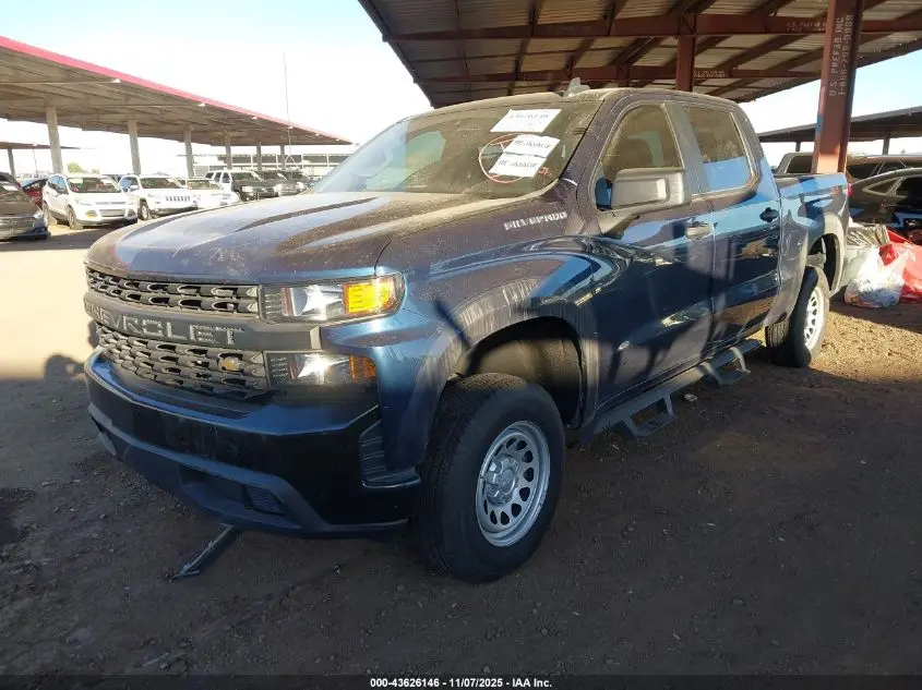 2021 CHEVROLET SILVERADO 1500 2WD  SHORT BED WT
