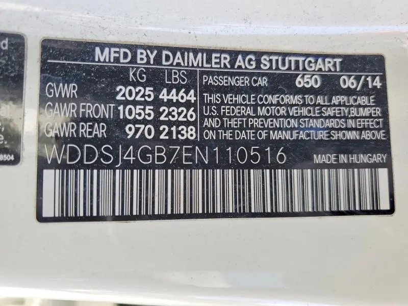 2014 MERCEDES-BENZ CLA 250 4MATIC  