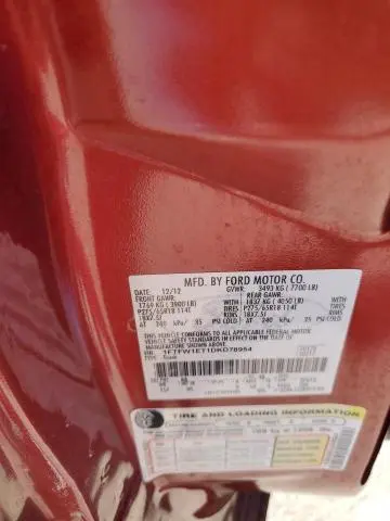 2013 FORD F150 SUPERCREW  