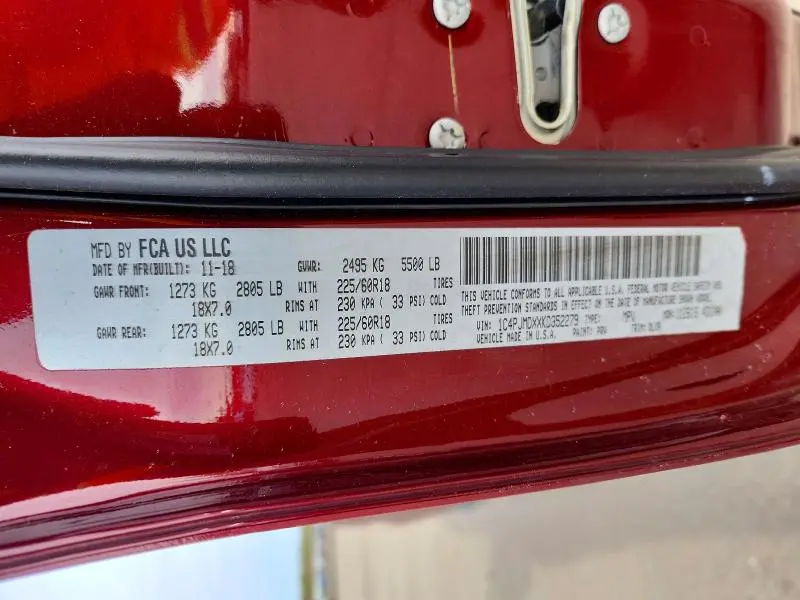 2019 JEEP CHEROKEE LIMITED  