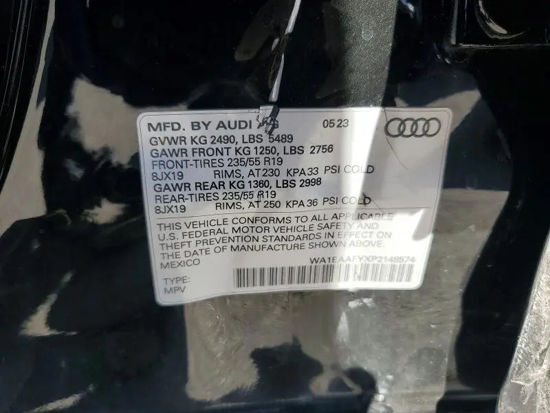 2023 AUDI Q5   