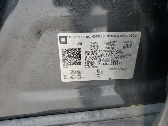 2019 CHEVROLET TRAX LS  