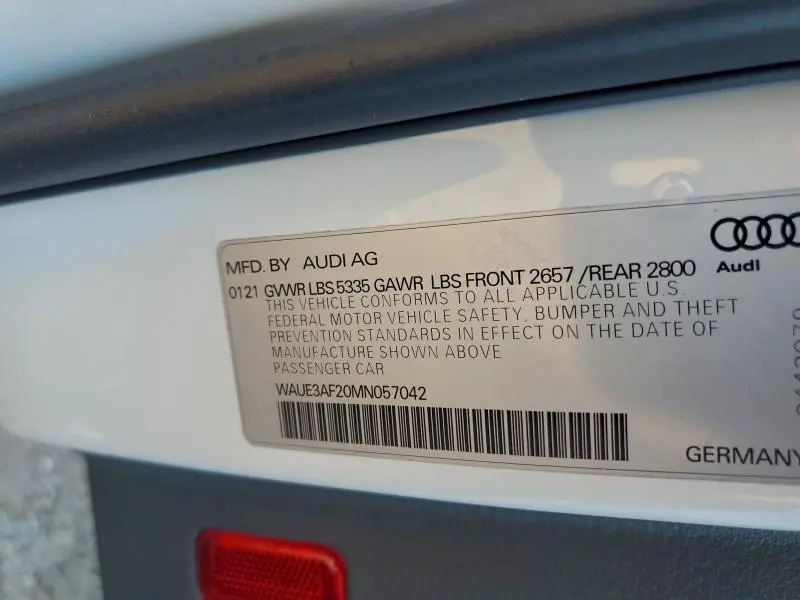 2021 AUDI A6 PREMIUM PLUS  