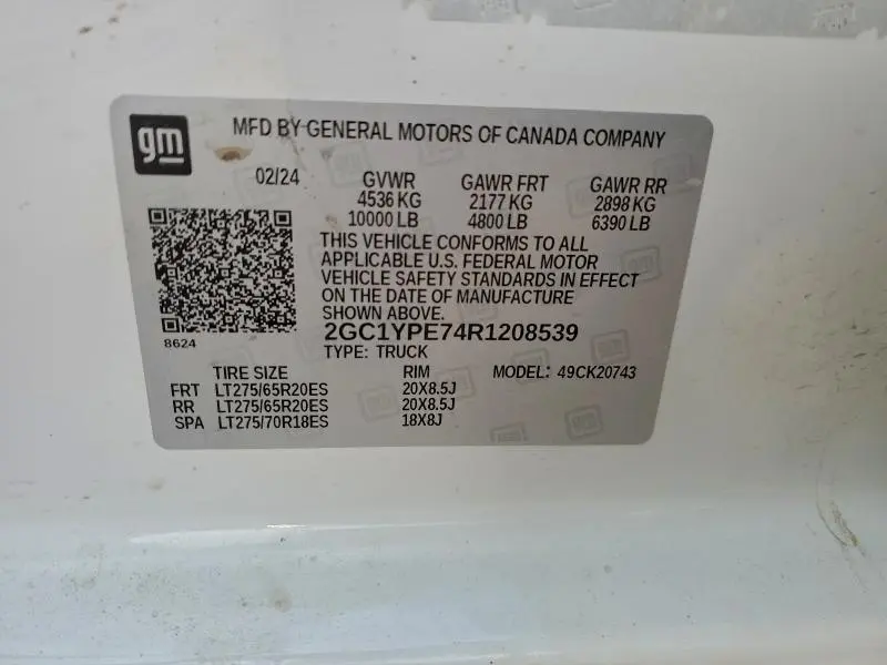 2024 CHEVROLET SILVERADO K2500 HEAVY DUTY LTZ  