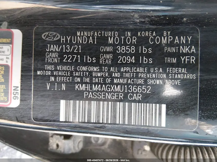 2021 HYUNDAI ELANTRA SEL