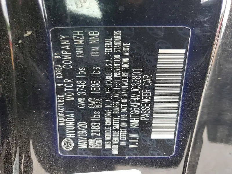 2021 HYUNDAI VELOSTER 2.0L PREMIUM  