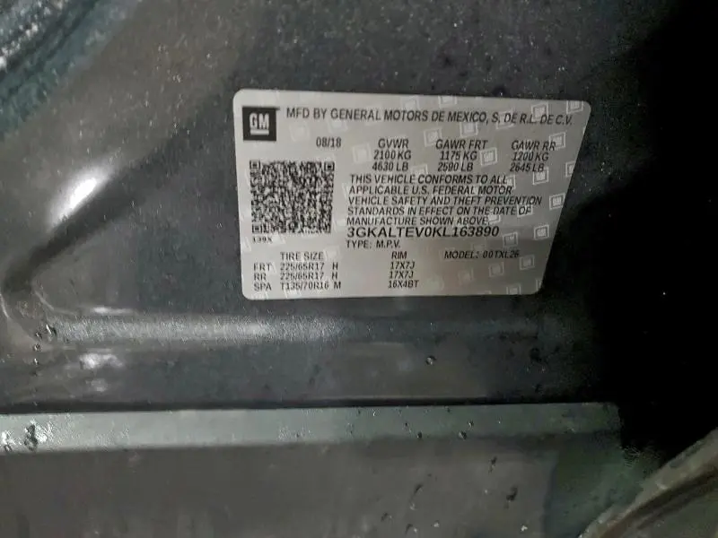 2019 GMC TERRAIN SLE  