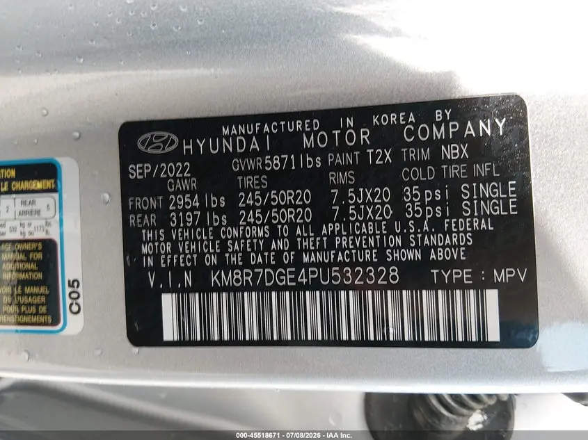 2023 HYUNDAI PALISADE CALLIGRAPHY