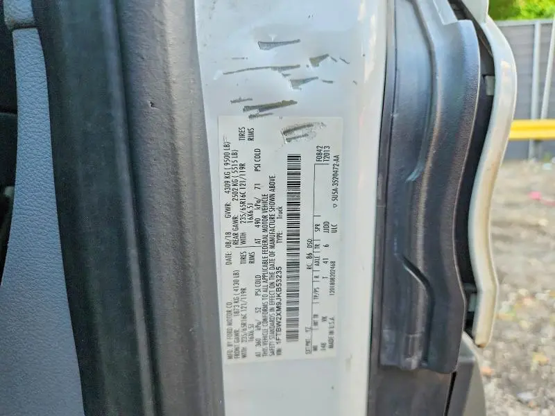 2018 FORD TRANSIT T-350 HANDICAP ACCESSIBLE VAN
