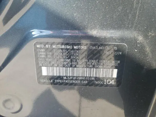 2024 MITSUBISHI MIRAGE G4 ES