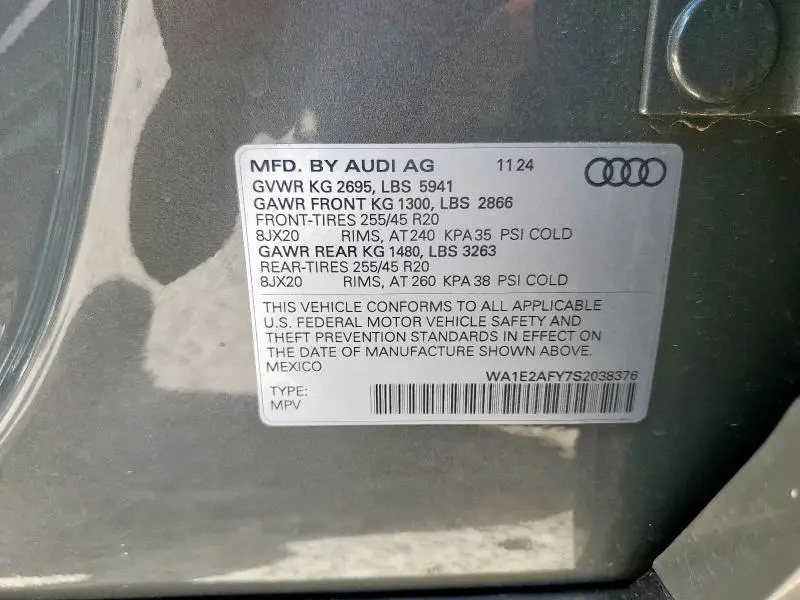 2025 AUDI Q5 E PREMIUM PLUS 55  