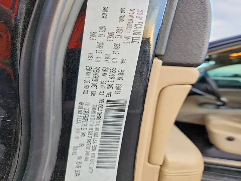 2015 JEEP GRAND CHEROKEE LIMITED  