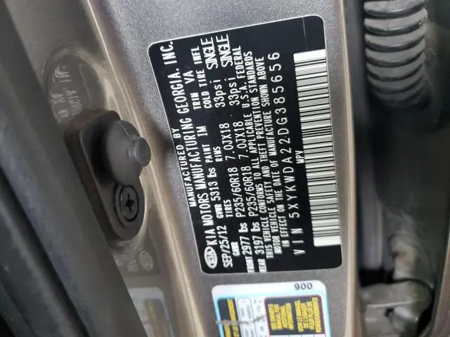2013 KIA SORENTO SX