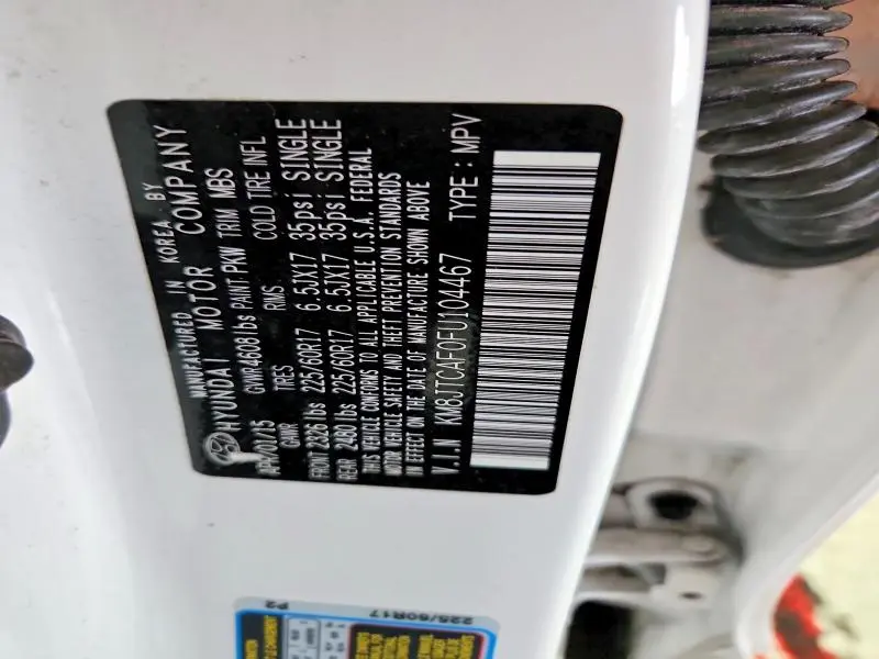 2015 HYUNDAI TUCSON GLS  