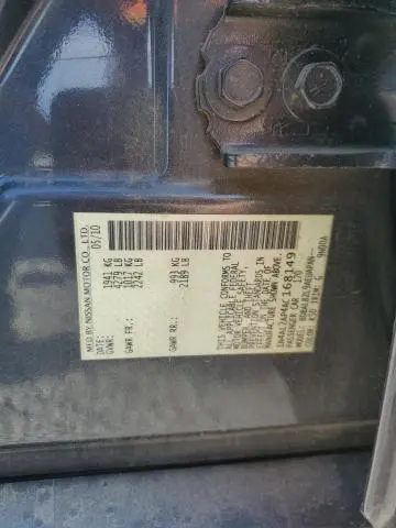 2010 NISSAN ALTIMA BASE  