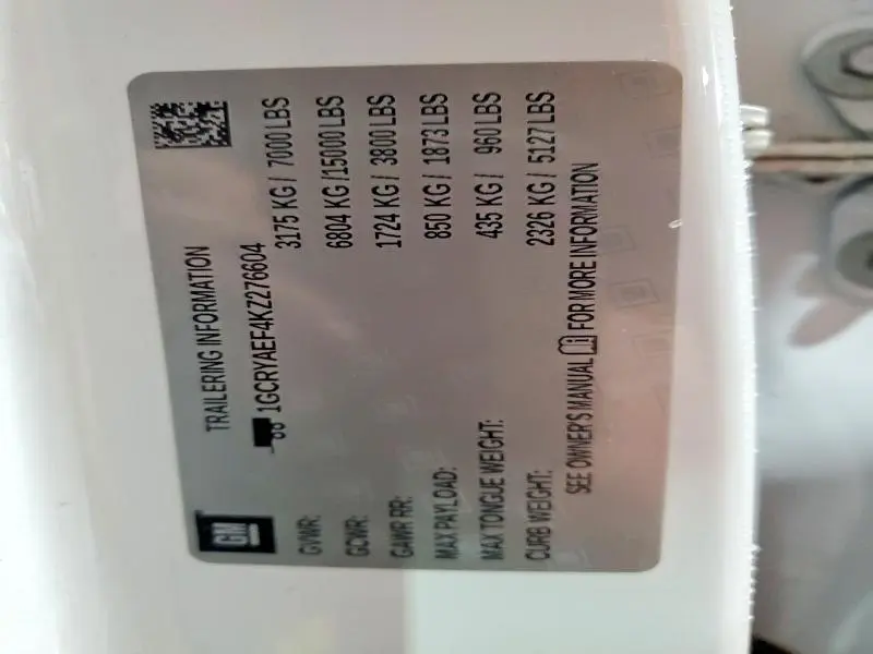 2019 CHEVROLET SILVERADO K1500  