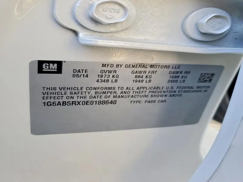 2014 CADILLAC ATS LUXURY  