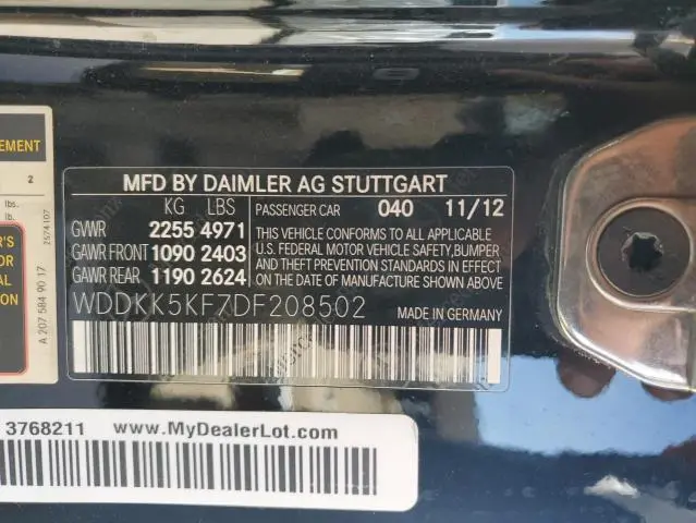 2013 MERCEDES-BENZ E 350