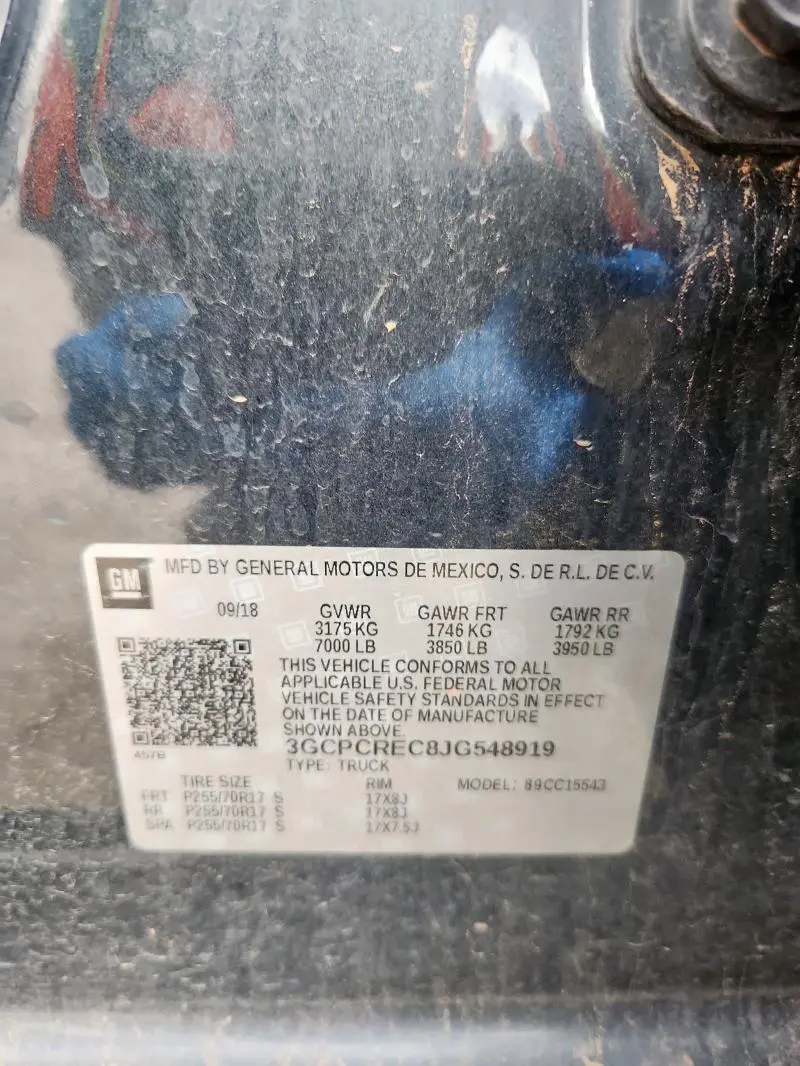 2018 CHEVROLET SILVERADO C1500 LT  
