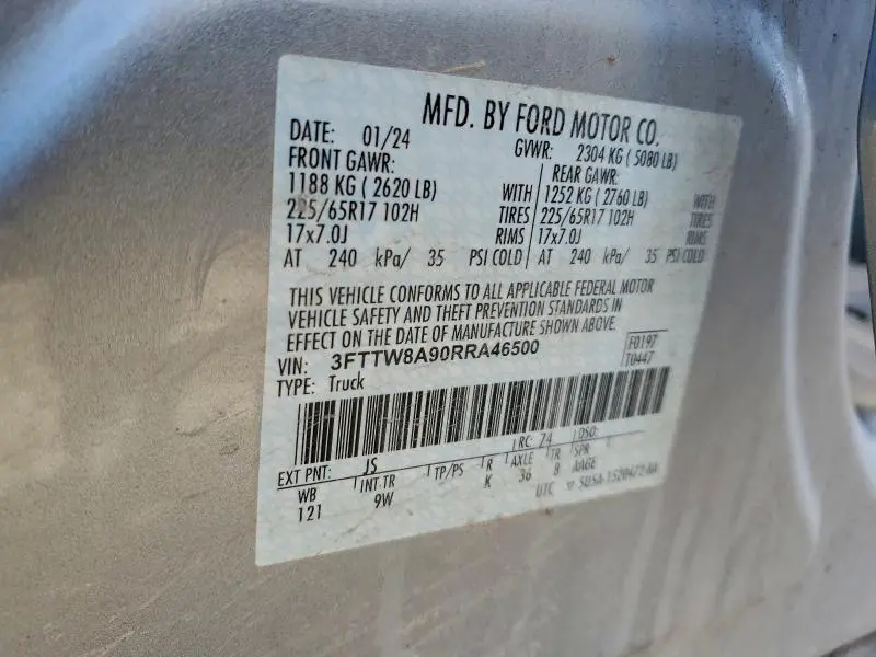 2024 FORD MAVERICK XL  