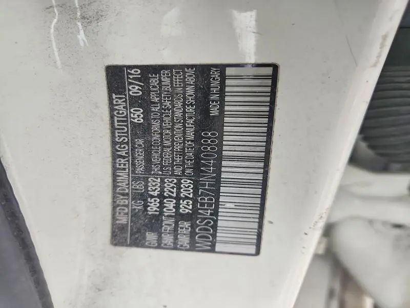 2017 MERCEDES-BENZ CLA 250  