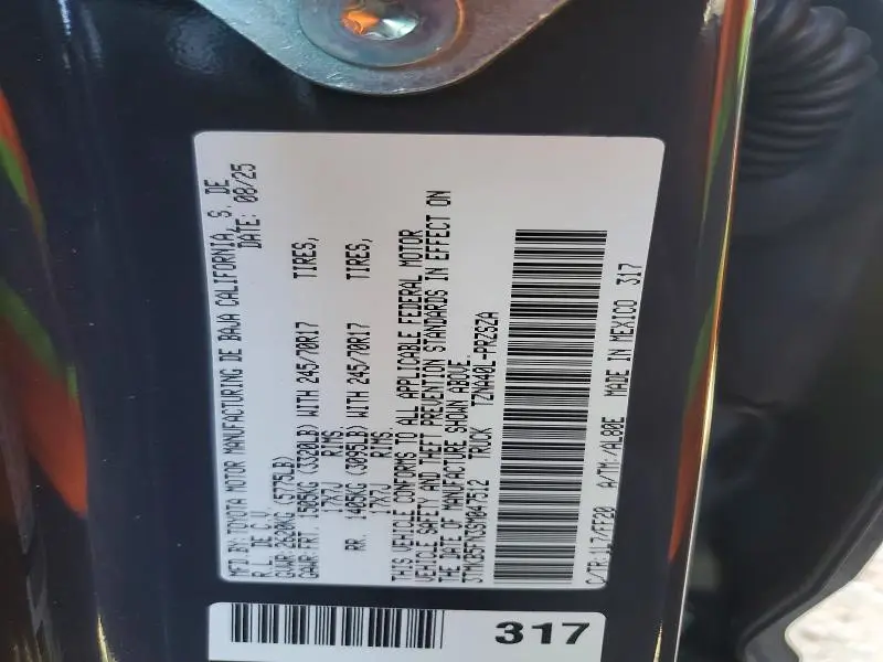 2025 TOYOTA TACOMA DOUBLE CAB  