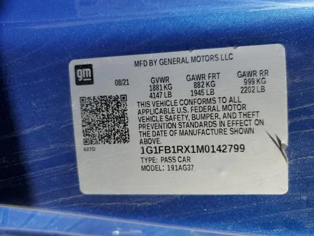 2021 CHEVROLET CAMARO LS