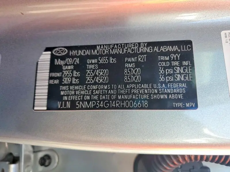 2024 HYUNDAI SANTA FE LIMITED  