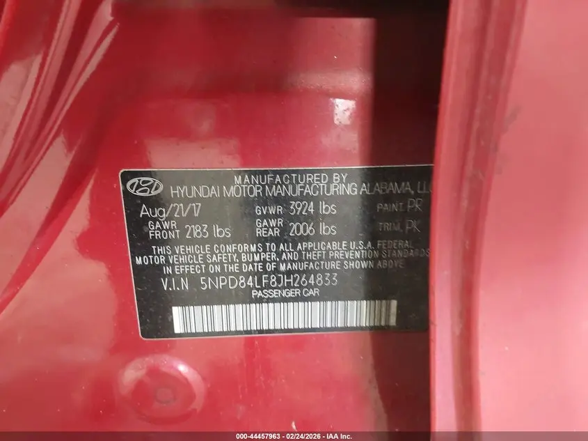 2018 HYUNDAI ELANTRA SEL