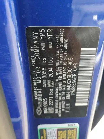 2025 HYUNDAI ELANTRA SEL SPORT  