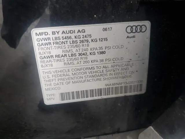 2018 AUDI Q5 PREMIUM PLUS