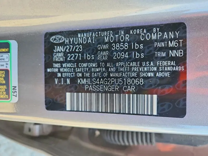 2023 HYUNDAI ELANTRA SEL  