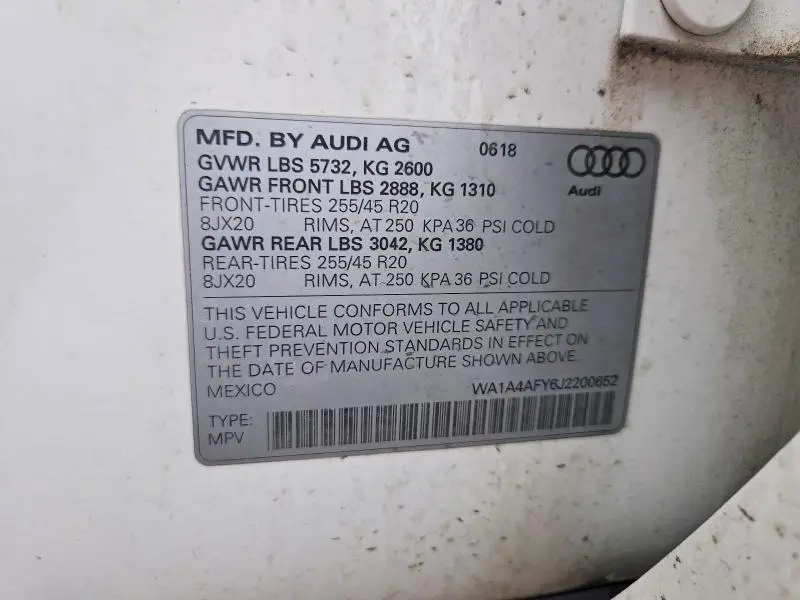 2018 AUDI SQ5 PREMIUM PLUS  