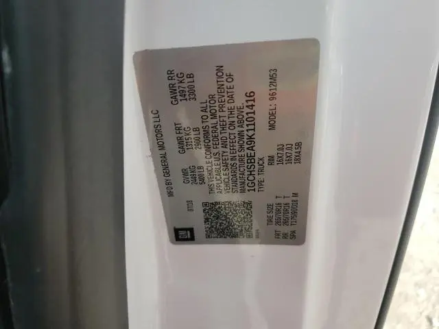 2019 CHEVROLET COLORADO   