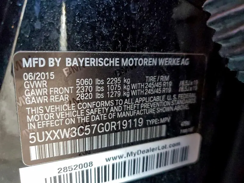 2016 BMW X4 XDRIVE28I  