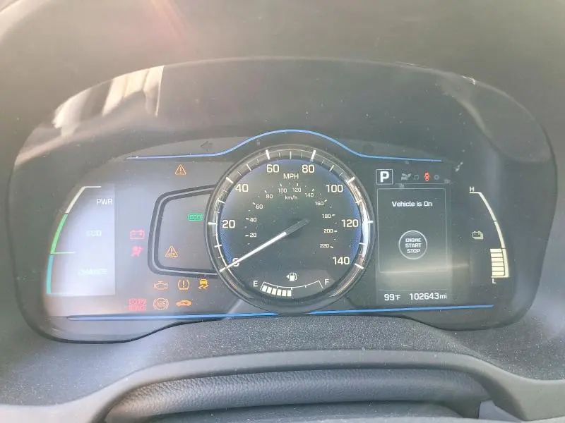 2017 HYUNDAI IONIQ BLUE  