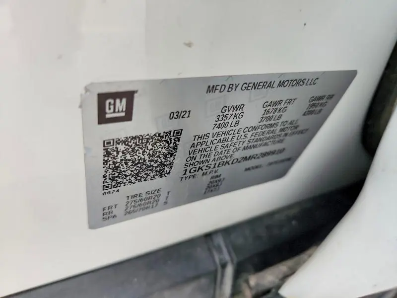 2021 GMC YUKON SLT  