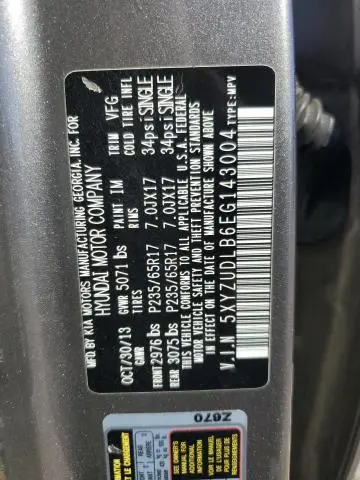 2014 HYUNDAI SANTA FE SPORT   