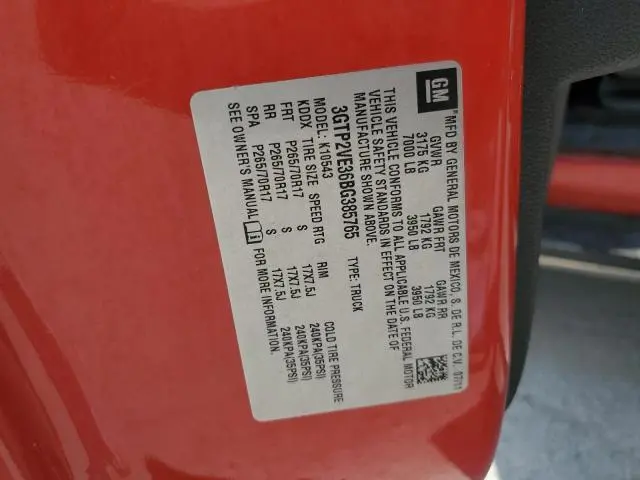 2011 GMC SIERRA K1500 SLE  