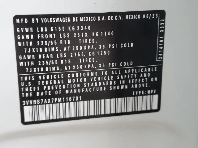 2023 VOLKSWAGEN TIGUAN SE