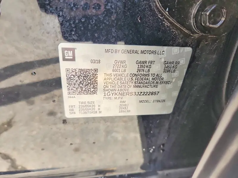 2018 CADILLAC XT5 PREMIUM LUXURY  