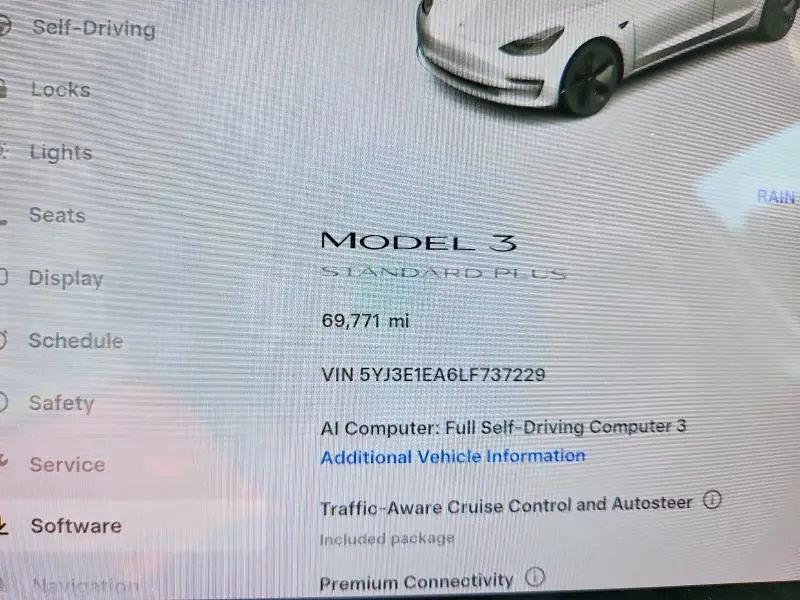 2020 TESLA MODEL 3   
